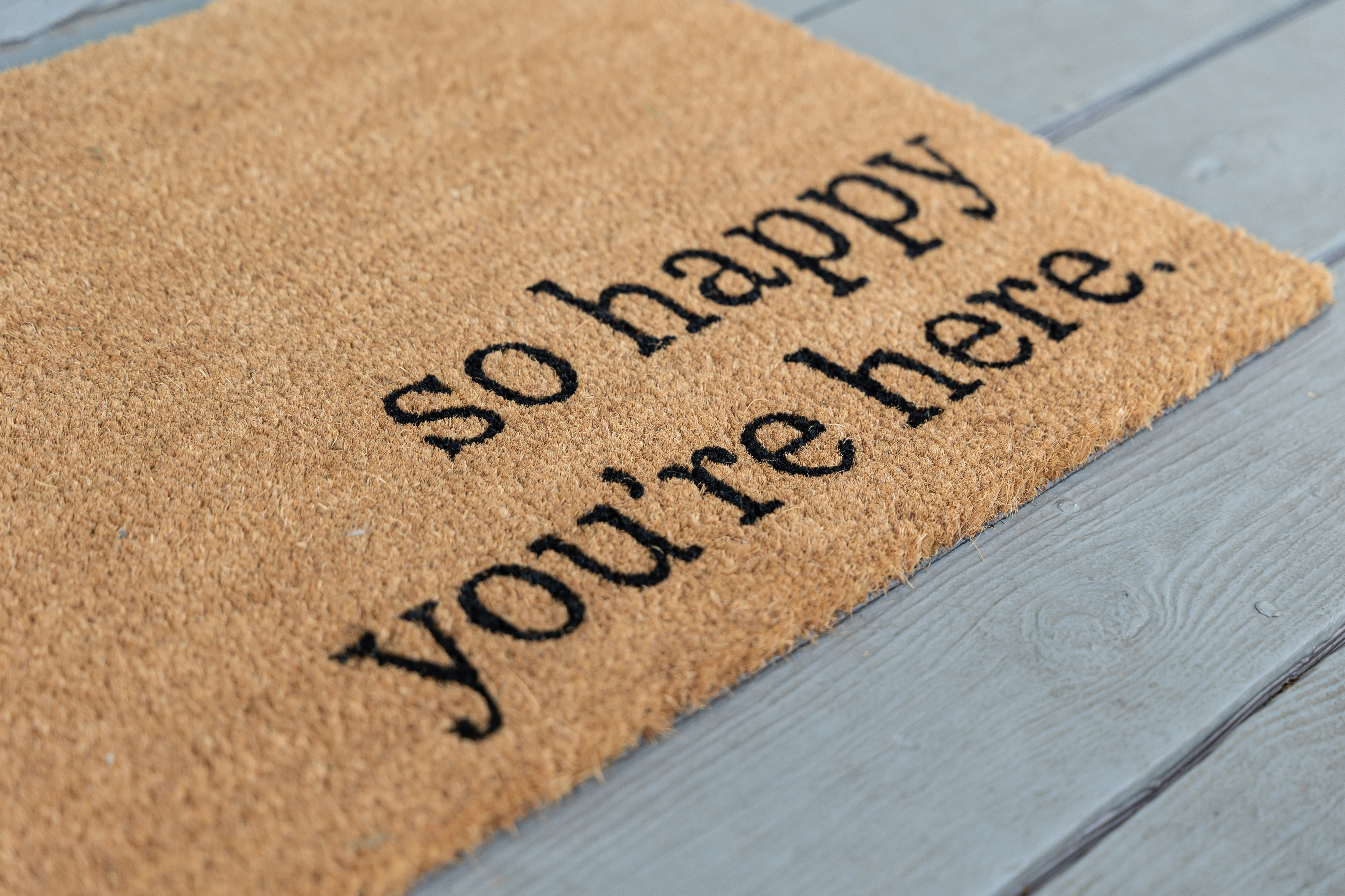 So happy you're here